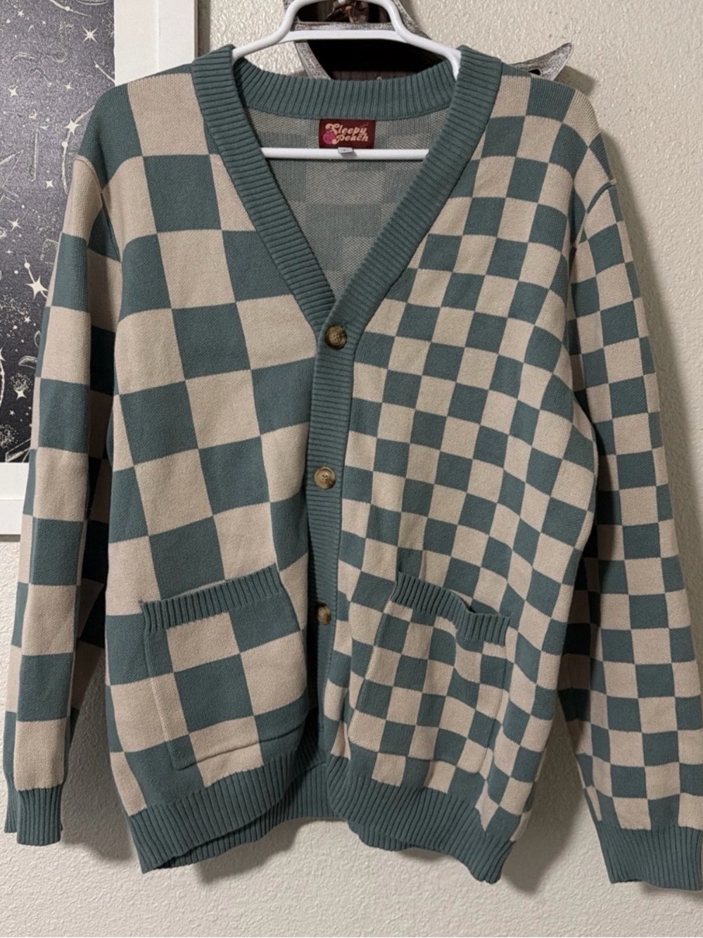 Sleepy Peach Matcha Cardigan